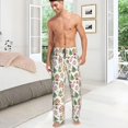 thumbnail image 4 of Men's Pajama Pants Pjs Bottoms With Pockets Sleep Lounge Pants For Men, 4 of 7
