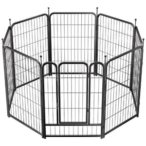 DomiPet Heavy Duty 8-Panel Dog Pen, 40-Inch Height