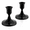 Black, variant on Apsvwys 2 Pcs Black Taper Candle Holders, Vintage Metal Candlestick Holders for Table Centerpiece, Wedding Reception, Festive Christmas Mantel or Home Decor