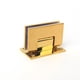 thumbnail image 1 of Bisagras para puerta de vidrio, accesorios para cuarto de ducha, bisagra para puerta de vidrio de 90 grados, para Clip de baño de acero inoxidable (cromo dorado), 1 of 5
