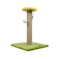 thumbnail image 4 of Cat Scratching Post Scratch Pole Gift Durable cats Tall Cat Scratching for Kittens Supplies Square Green, 4 of 9