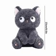 thumbnail image 3 of Cat Stuffed Animal Toy Pillow Black Big Eye Cute Washable Soft Plush Plushie For Kid, 3 of 3