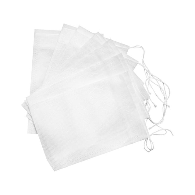 Billuyoard 200 unids/set filtros de coladores de té de encaje-mantiene el sabor bolsas fáciles de filtrar bolsas de filtro de té Organizadores de utensilios de cocina