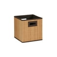 Household Essentials Bamboo Storage Cubes, 3 Pack, Decorative and ...