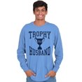 thumbnail image 5 of Trophy Husband No. 1 Hubby Award Men's Long Sleeve Tee T Shirt Brisco Brands 2X, 5 of 7