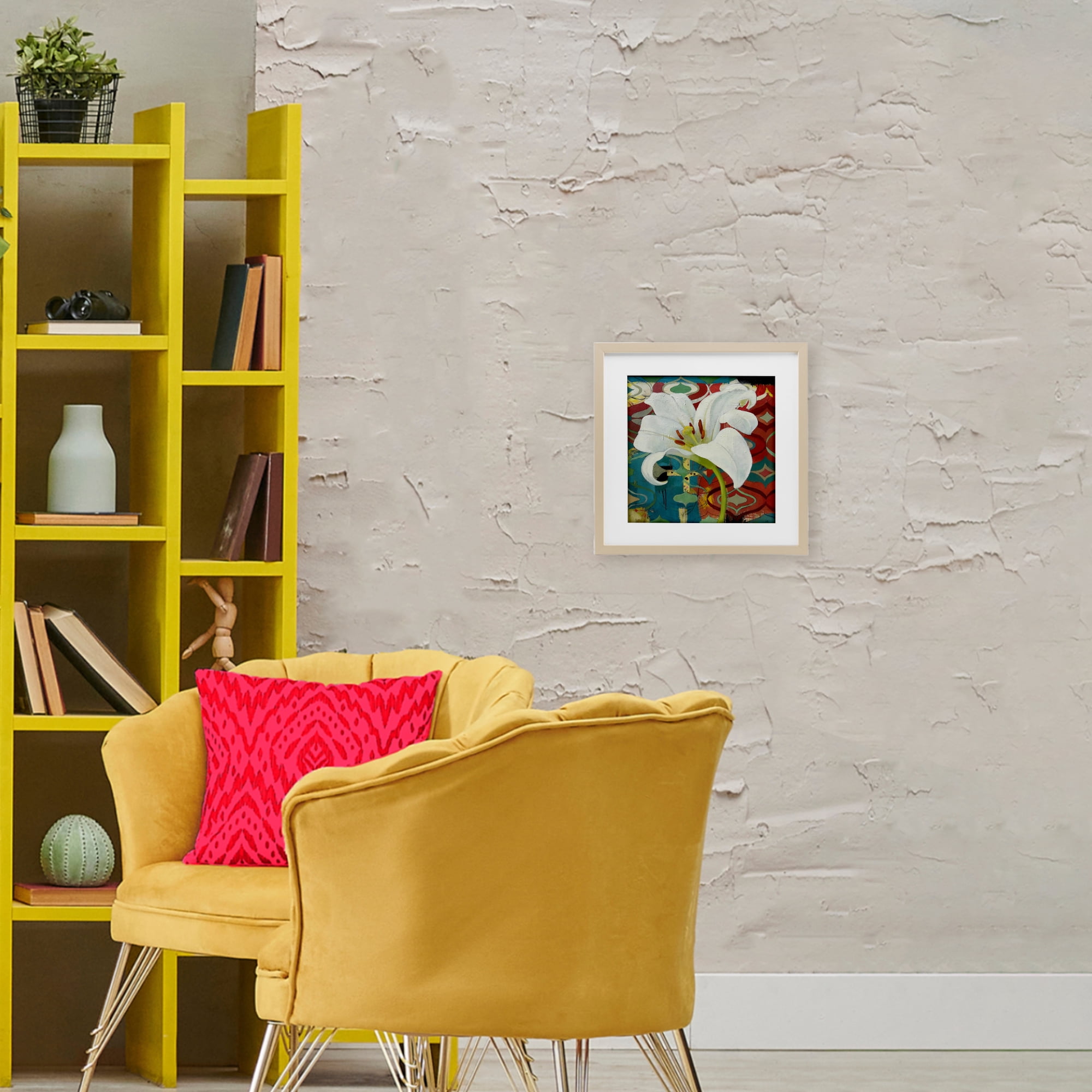 Stupell Industries In The Spotlight Lily Birch Framed Print Under Glass, design by Pierre-Auguste Renoir