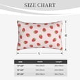 thumbnail image 4 of Honeii Strawberry Decorative Throw Pillow Case - Elevate Your Couch, Sofa, or Bed with Stylish Home Decor, Perfect Gift Idea-20"x30", 4 of 6