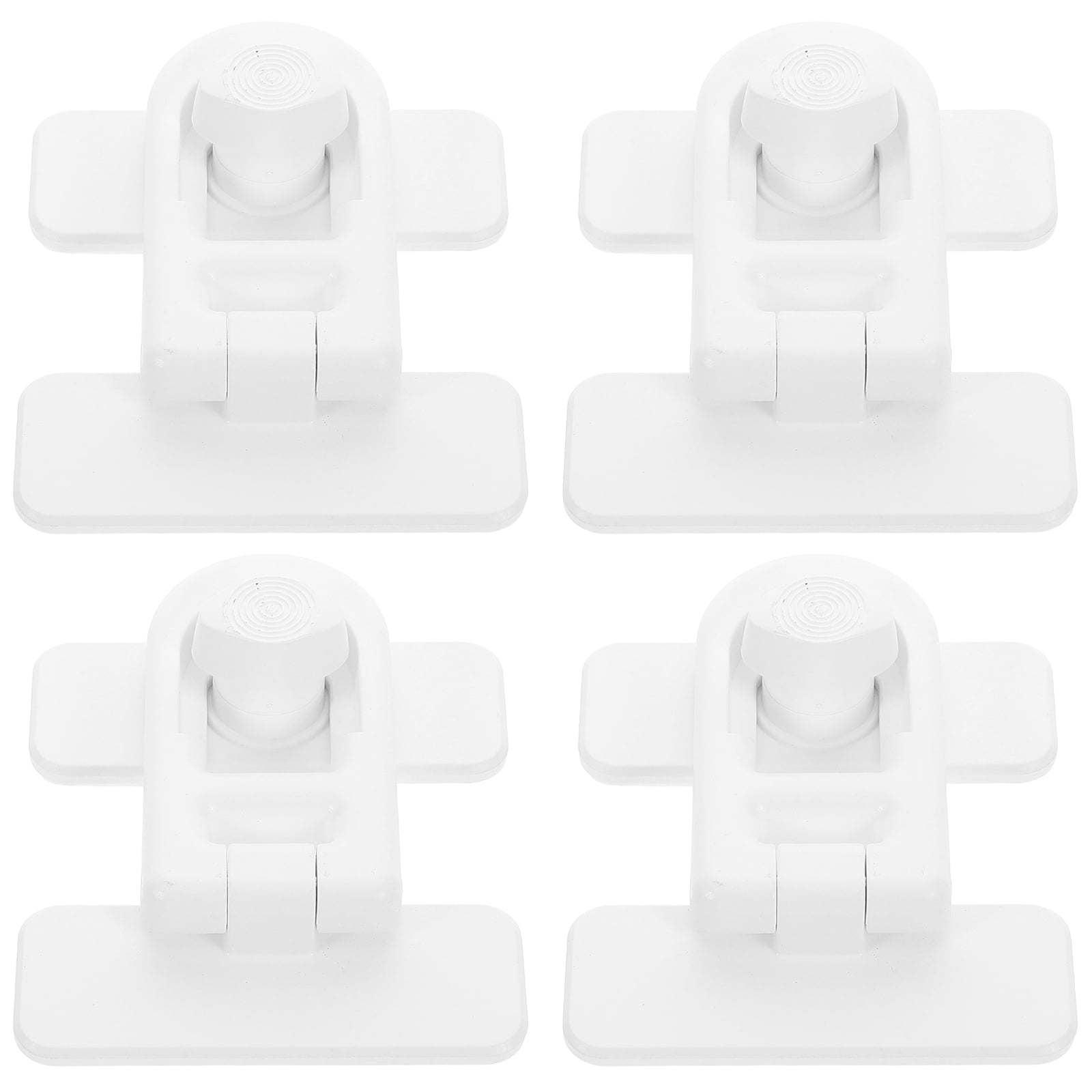 WEUVEB Child Lock For Fridge 4pcs Plastic Prevents Opening Essential For Nursery Use