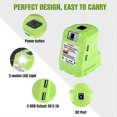 thumbnail image 3 of LED Work Light For RYOBI 14.4V-18V Li-ion Battery 2USB Adapter Spotlight 200LM, 3 of 5