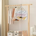 thumbnail image 4 of Foldable 3-Tier Sweater Drying Rack, Hanging Mesh Clothing Dryer for Laundry Room, Multi-Purpose Stainless Steel Air Dry Rack, A Clothes Rack, 4 of 5