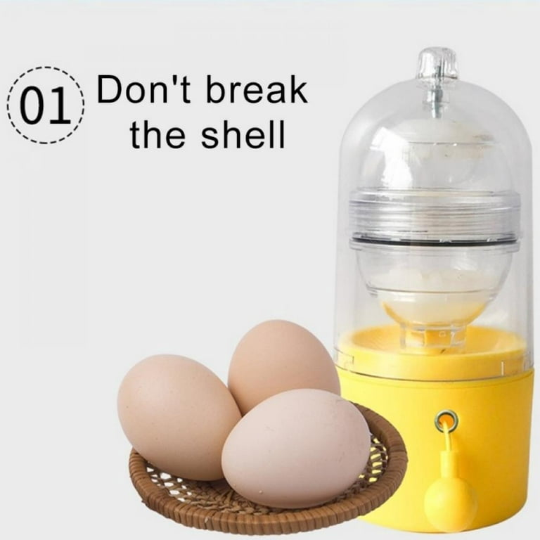 GCP Products Egg Scrambler, 50S Rotation Electric Egg Shakers Spin Mixer Golden  Egg Maker Eggs Cooking