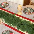 thumbnail image 5 of Guirnalda Realista De Pino De Cedro Artificial De 6 Pies – Guirnalda Gruesa Y Exuberante De Vegetación Sintética Para Chimenea, Interior, Exterior, Navidad, Vacaciones, Hogar, Decoración De Fiesta, 5 of 5