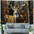 thumbnail image 5 of BCIIG Camo Buck Deer Fleece Blanket for Bed, Queen Size Woodland Fleece Throw Blanket for Men, Women and Kids - Super Soft Plush Deer Blanket Throw, Queen size blanket 50x40inch, 5 of 7