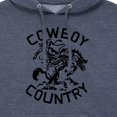 thumbnail image 3 of Instant Message - Cowboy Country - Men's Pullover Hooded Fleece Sweatshirt, 3 of 7
