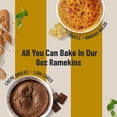 thumbnail image 4 of Furmaware Set of 6 Ceramic Ramekins - Non-Toxic Classic White Porcelain Custard Cups - Oven Safe Ramekins, for Baking and Serving Single Servings of Desserts, Dips, and Snacks - (6 oz), 4 of 6