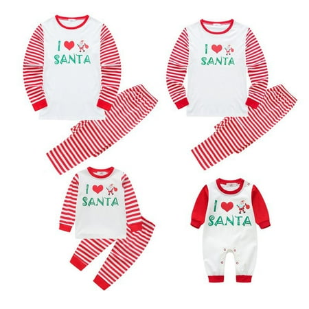 

Clearance! Family Matching Christmas Pajamas for Boys Girls- Family Parent-child Suit Printing Home Service Cotton Soft Two-piece Pajamas