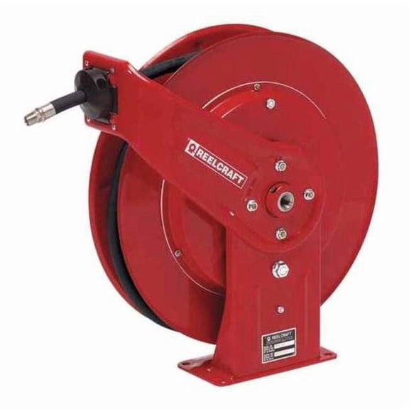 Reelcraft Spring Return Hose Reel,1/2" MNPT,50 ft UR7850 OLB