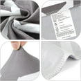 thumbnail image 4 of Dining Room Chair Slicovers Stretch Chair Covers for Dining Room Parsons Chair Slipcover Kitchen Chair Covers (Set of 4, Gray/White), 4 of 6