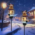 thumbnail image 2 of Solar-Powered Santa Claus Garden Stake Light: Sturdy, Charming Holiday Decor!, 2 of 8