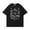 Black D, variant on Men's Black Short Sleeve Crew Neck T-Shirt, Little Steps Big Changes Mountain Path Graphic Tee for Summer Outdoor Casual Wear