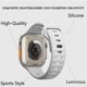 thumbnail image 2 of Correa de silicona suave para Apple Watch Band Ultra 49mm 44mm 45mm 42mm 41mm 42mm 38mm Correa deportiva IWatch Serise 9 8 7 6 pulsera, 2 of 5