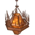 thumbnail image 5 of Meyda 151317 48 in. Moose At Dusk Custom Logo Pendant, Rust & Amber Mica, 5 of 5