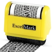 ExcelMark Wide Rolling Identity Theft Guard Stamp - Secure Identity Theft Protection