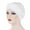 White, variant on Visland Women Turban Hat, Fashion Casual Solid Color Braid Design Soft Cozy Milk Silk Muslim Hijab Chemo Cap Hair Care Cap Head Wrap for Hair Beauty Daily Wear