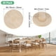 thumbnail image 3 of Uxcell 25-Pack Tapones de Madera para Agujeros de Tornillos, 20 x 7mm Tapones de Madera de Haya con Cabeza Plana Cubierta Decorativa de Madera, 3 of 6