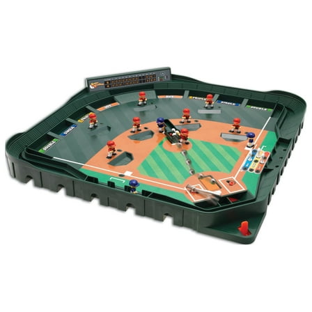 Game Zone Super Stadium Baseball Game, Tabletop Action Game for Adults and Children Ages 6 and Older