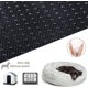 thumbnail image 4 of Camas para perros medianos y grandes: cama ovalada para perros, cama para perros tipo donut, cama para gatos, suave y esponjosa, alfombra redonda para perros, lavable, sofá para perros, 4 of 5
