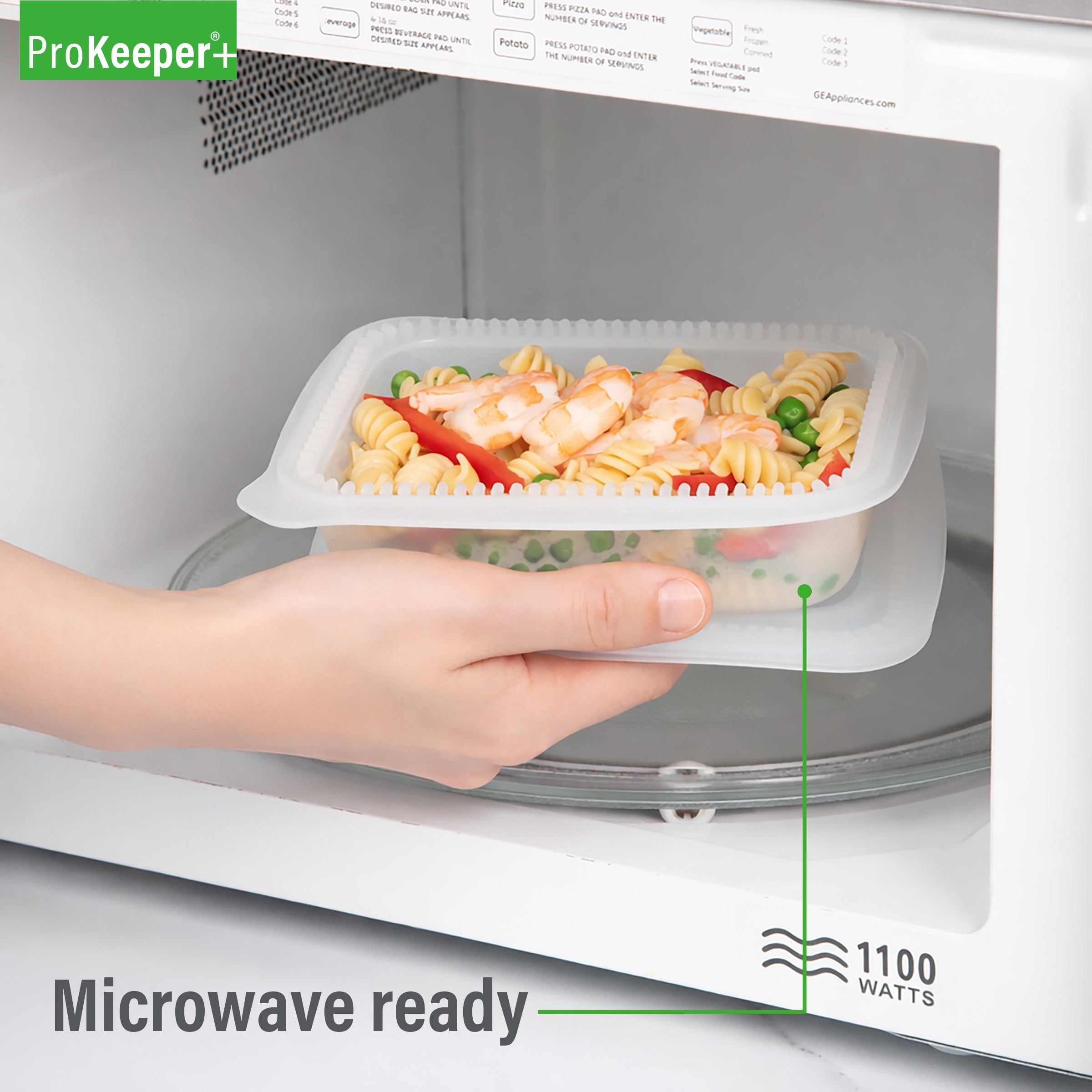 (6 pack) Prokeeper+ 2 Cup Silicone Softbox, Ideal Use for Workday Meals and Travel