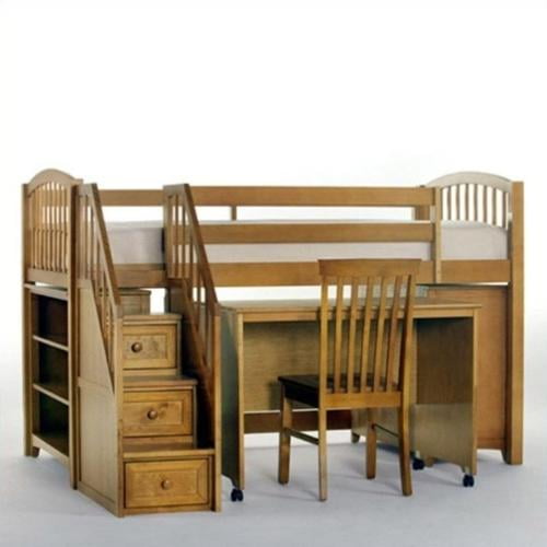 junior loft bed with stairs