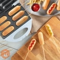 thumbnail image 5 of MasterChef Corn Dog Maker-Electric Nonstick Kitchen Baker, Hot Dogs on Stick, Cheese Mozzarella Sticks, Cake Pops, BBQ -Recipes +50 Skewers, Gift, 5 of 5