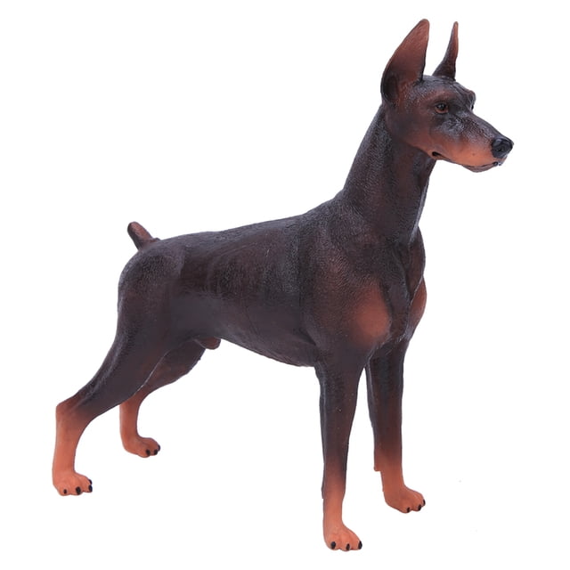 Juguete de figura animal, modelo de perro de simulación, modelo animal, juguete para bebé, rendimiento finamente sintonizado