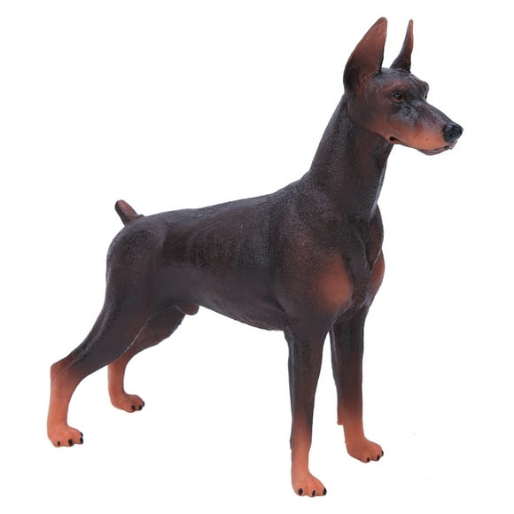 Juguete de figura animal, modelo de perro de simulación, modelo animal, juguete para bebé, rendimiento finamente sintonizado