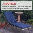 thumbnail image 5 of Crestlive Products Chaise Lounge Cushion, Outdoor Cushion for Patio Furniture,Dark Blue, 5 of 7
