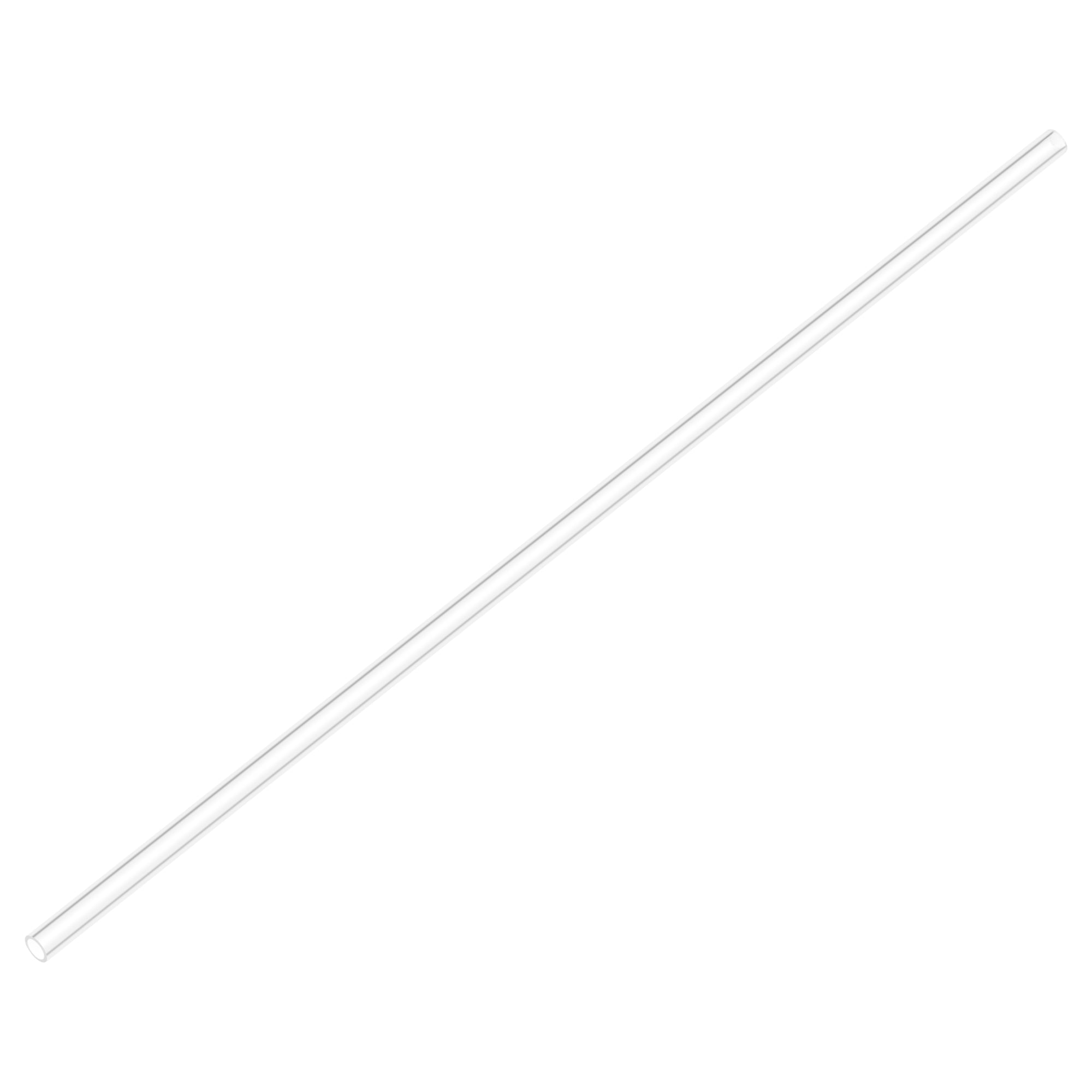 Unique Bargains Rigid Acrylic Pipes Round Tube 0.35" ID x 0.47" OD x 19.69" L