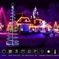 thumbnail image 5 of Colorful Lighted Spiral Christmas Tree Lights with Remote, 6FT, 5 of 5