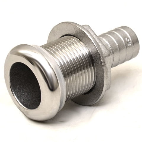 Attwood Boat Thru Hull 67554G1 | 3/4 Inch Stainless Steel