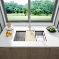 thumbnail image 2 of BeesClover Stainless Steel 304 Undermount Kitchen Sink for Contemporary Kitchens, 2 of 7