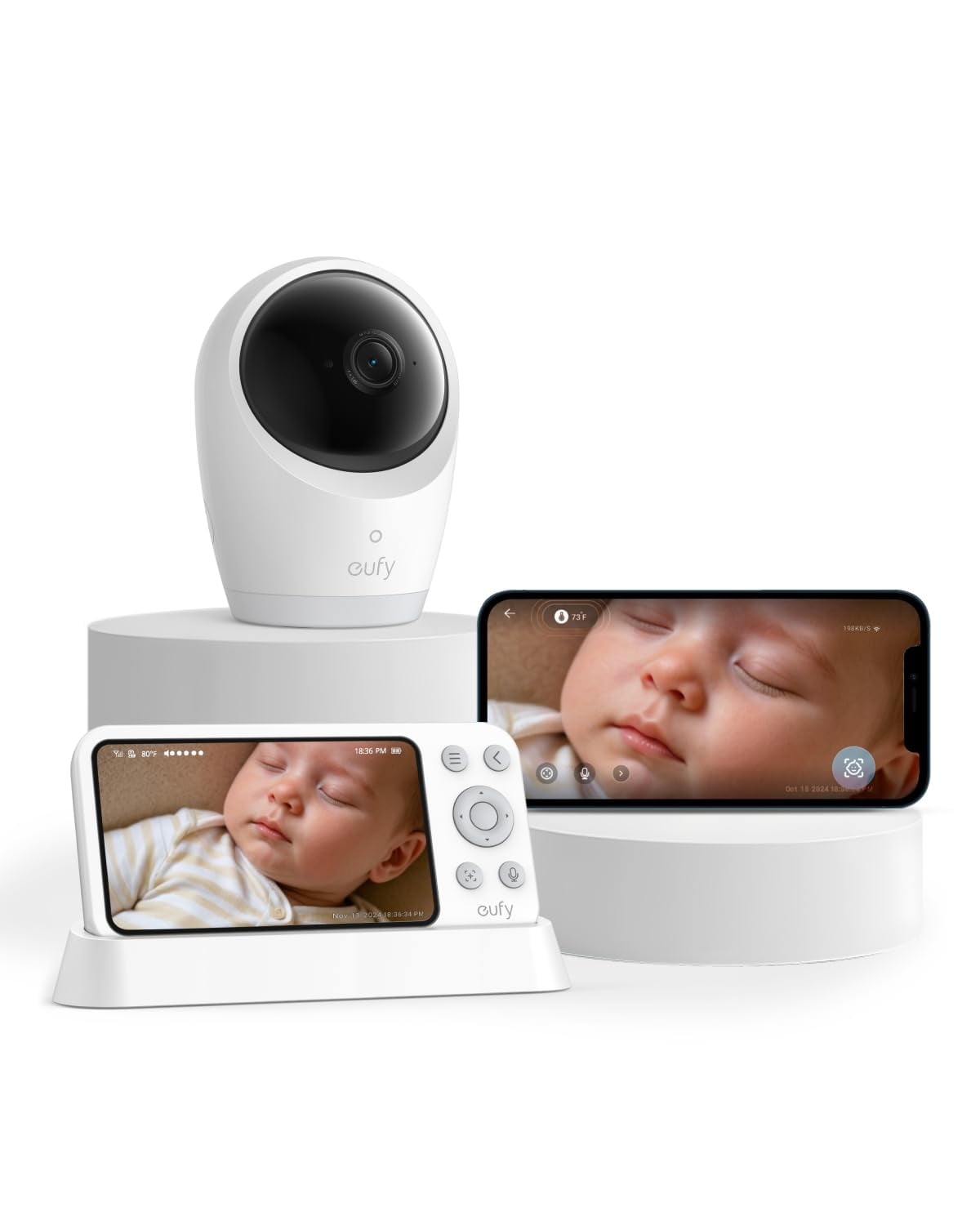 eufy Baby Monitor E21 with 2 4K UHD Cameras