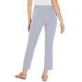 thumbnail image 2 of Hilary Radley Ladies' Seersucker Pull-On Ankle Pant (X-Large, Blue), 2 of 4