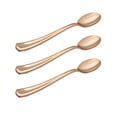 thumbnail image 5 of Exquisite 120 Pack Rose Gold Plastic Spoons - Heavy Duty - Disposable - Ideal for Catering & Parties, 5 of 6
