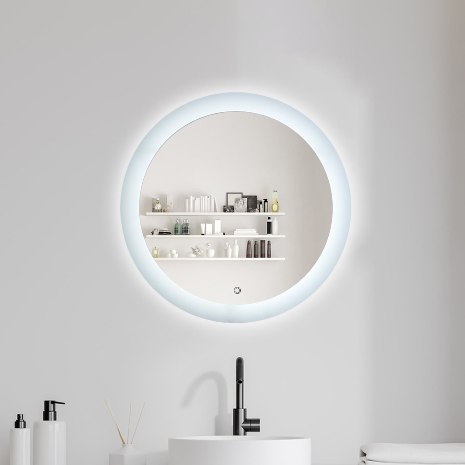 emielia illuminated led mirror