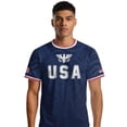 thumbnail image 4 of 2026 New USA Soccer Jersey Mens, United States Jersey Soccer, Crew Neck Short Sleeve Sport Tee for Retro Streetwear Top for Adult(Red, 3XL), 4 of 4