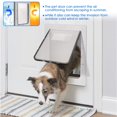 thumbnail image 2 of Ownpets Dog Door With Hard Plastic Flap Pet Door&Safe Plunger Lock Solid Durable Frame Easy To Install Doggie Door For Large Dogs Up To 100Lbs, 2 of 4