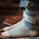 thumbnail image 1 of Calcetines de otoño e invierno sin hueso, estilo étnico vintage, calcetines dobles, calcetines de algodón peinado para hombre, 1 of 5