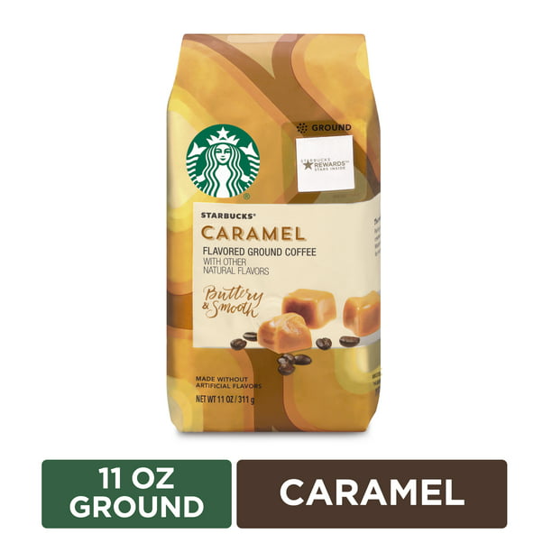How much is a bag of starbucks coffee at starbucks Starbucks Flavored Ground Coffee Caramel 1 Bag 11 Oz Walmart Com Walmart Com