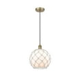 thumbnail image 4 of Innovations Lighting  Edison - 1 Light 10" Cord Hung Mini Pendant Black Antique Brass/White, Brown, 4 of 5